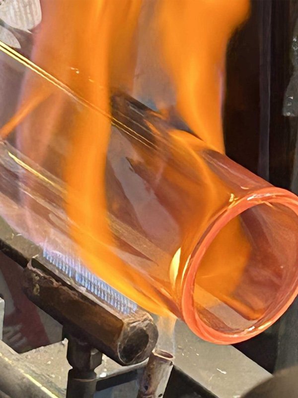 Manufacturing glass tubes