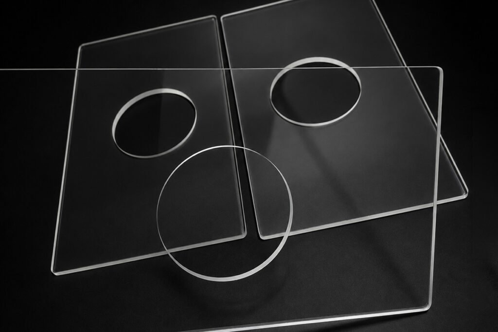 Drilled & Slotted Glass Parts​