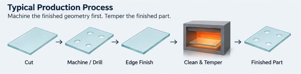 Tempered Glass Typical Production Process
