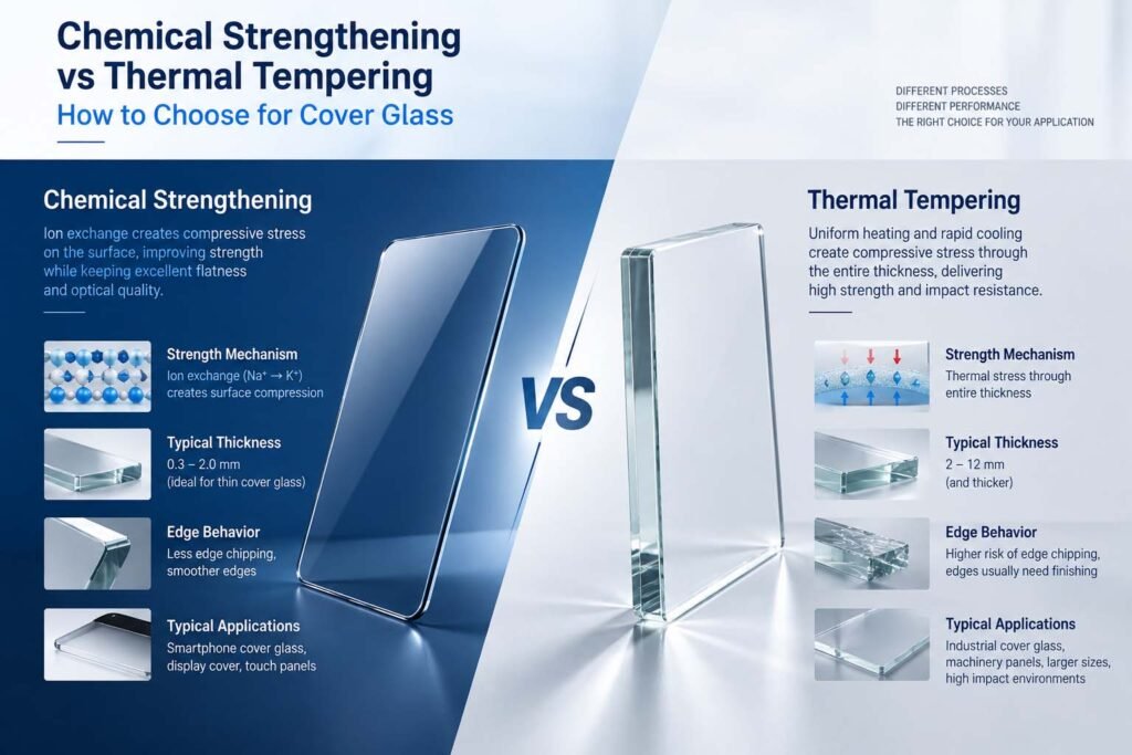 Chemical Strengthening vs Thermal Tempering